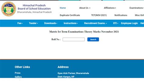 hpbose 10th result 2022 roll no